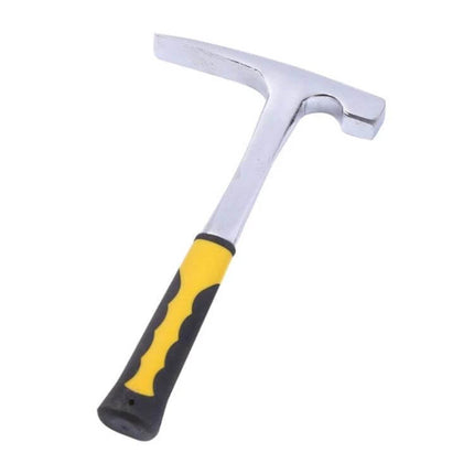 Geological Exploration Tool Pointed Arc Hammer For Field Use with rubber-coated grip and hardened 45 steel head for rock sampling