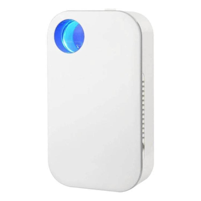 GL-130 Home Wall-Mounted Air Purifier With LED Light – compact white wall-mounted purifier with blue LED for bedroom and small spaces