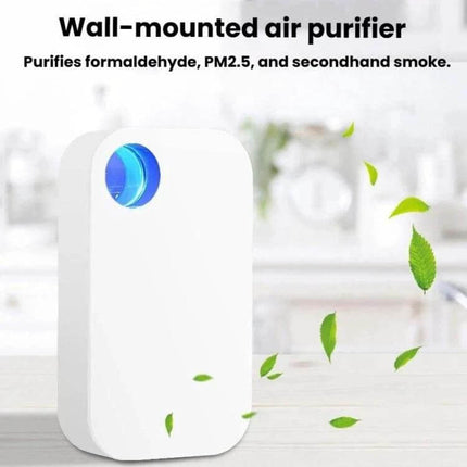 GL-130 Home Wall-Mounted Air Purifier With LED Light compact quiet wall-mounted purifier for bedrooms, kitchens and small offices with night LED