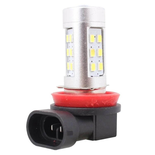 H11 Front Fog Light Bulbs 2 Pack White For Cars Everyday Replacement - LED H11 plug-and-play fog lamp, white 2-pack