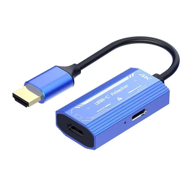 H161 4K 60HZ HDMI to Dual USB-C Type-C Adapter Cable