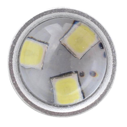 H4 Car Headlight Bulb, 21 LED, Bright White Light For All Cars close-up of 3-LED bulb face showing chips and plug-and-play design