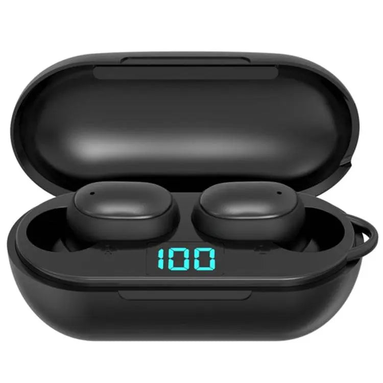 H6 TWS Bluetooth 5.0 Wireless Earphone with Display Feature