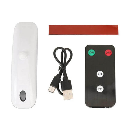 Car Warning Light Dual Flash For Rain And Fog Driving white ABS beacon remote USB cable adhesive strip kit