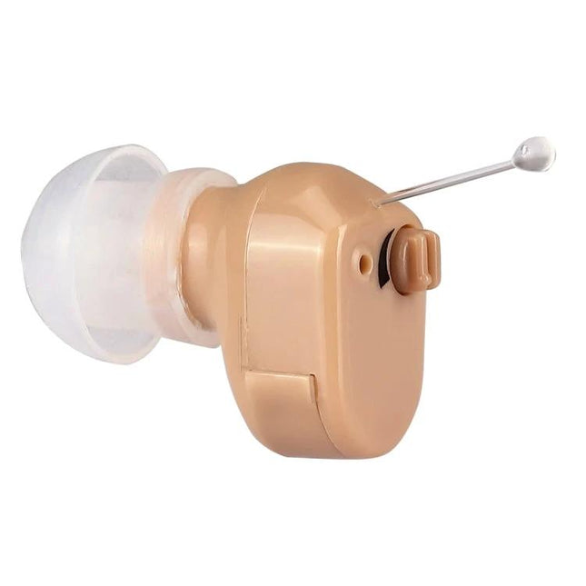 AXON Compact In-Ear Hearing Aid for Everyday Listening discreet beige ultra-compact in-ear hearing aid for clear daily listening