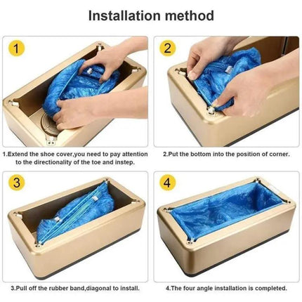 Portable Automatic Shoe Cover Machine for Home Hygiene Protection | Syndmart