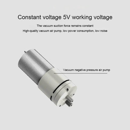 Woodpecker Blackhead Vacuum Tool Gold For Home Pore Cleansing showing 5V vacuum negative pressure air pump component