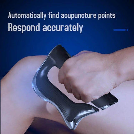 Electric Neck Massager With Vibration For Neck Muscles handheld device detecting acupuncture points and vibrating to relieve tension