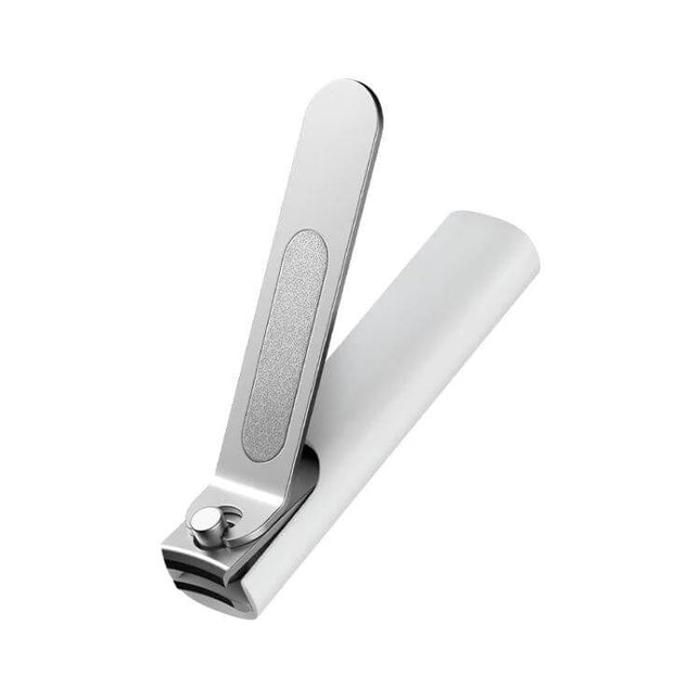 Xiaomi Mijia Splash Proof Nail Clippers With Anti Splash Case - compact 420 stainless steel clippers with anti-splash collection case, travel-friendly