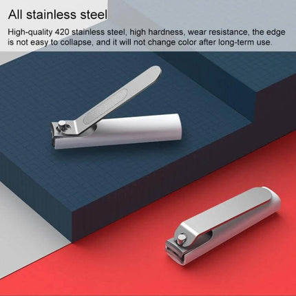 Xiaomi Mijia Splash Proof Nail Clippers With Anti Splash Case compact 420 stainless steel clippers with anti-splash case for travel and home use