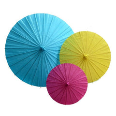 Creative Indoor Paper Umbrella Wall Decoration for Classrooms and Corridors - 30cm Diameter