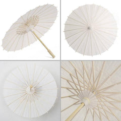 Creative Indoor Paper Umbrella Wall Decoration for Classrooms and Corridors - 30cm Diameter