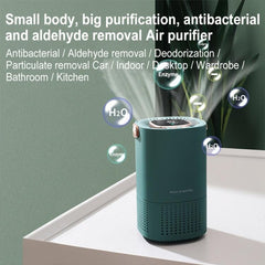 Compact A8 Portable Air Purifier for Small Spaces