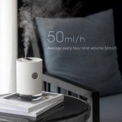 Compact Ultrasonic USB Humidifier and Aroma Diffuser with LED Light