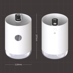 Compact Ultrasonic USB Humidifier and Aroma Diffuser with LED Light