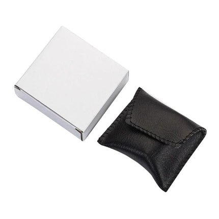 Mini Desk Magnifier with 10x Magnification for Detailed Viewing with compact black leather pouch and white gift box