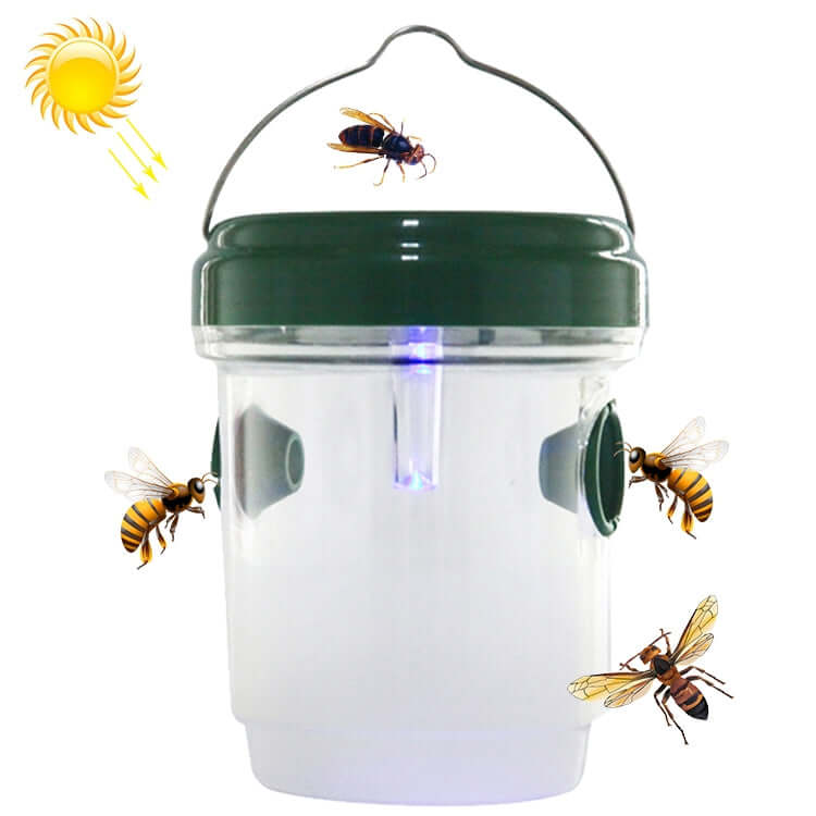 Eco-Friendly Solar LED Insect Trap - Fly and Bee Catcher Solution