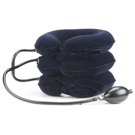 Full Cashmere Cervical Traction Instrument For Neck Relief Black