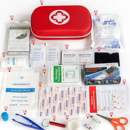43-in-1 Portable Emergency Kit for Car and Home | Syndmart