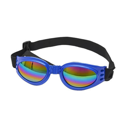 Practical Dog Sunglasses for Everyday Outdoor Adventures — blue UV400 polarized dog goggles for walks and hikes