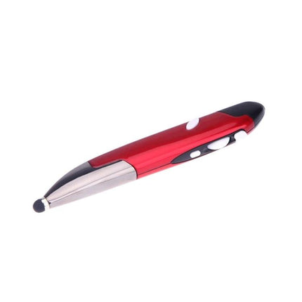 Ergonomic Pen-Style Handheld Wireless Mouse for Daily Computing - red pen-style wireless mouse for presentations and precise cursor control