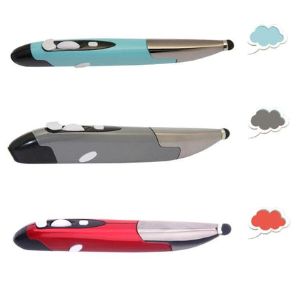 Ergonomic Pen-Style Handheld Wireless Mouse for Daily Computing - three color handheld wireless pen mice for presentations and precise cursor control