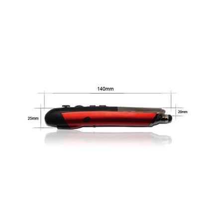 Pen-Style Wireless Handheld Mouse for Presentations and Meetings - red 140mm compact wireless presenter with ergonomic pen design
