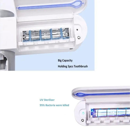 Toothbrush Sterilizer Holder Wall Mounted For Bathrooms