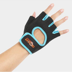 Unisex Breathable Non-Slip Half Finger Sports Gloves for Outdoor Activities, Size S