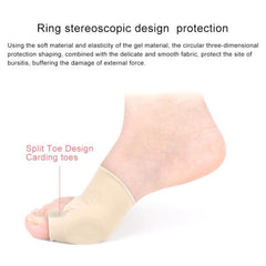 Lycra SEBS Hallux Valgus Relief Sleeve - Large Orthopedic Big Toe Support for Men & Women