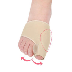 Lycra SEBS Hallux Valgus Relief Sleeve - Large Orthopedic Big Toe Support for Men & Women