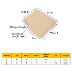 1 paire de protège-pouce fileté pour soins du valgus, avant-pied, épais, super doux, taille L