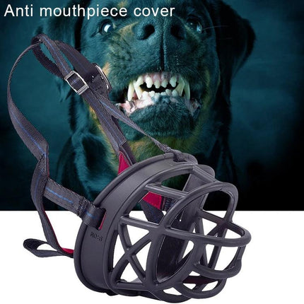 A Practical Dog Muzzle for Daily Walks and Home Behavior - comfortable anti-bite basket muzzle for controlled walks and home use