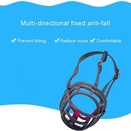 A Practical Dog Muzzle for Daily Walks and Home Behavior - breathable comfortable anti-bite muzzle for walking and home use
