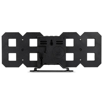 3D LED Digital Wall Alarm Clock With Snooze, 12/24 Hours