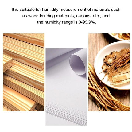 Rechargeable Wood Moisture Tester for Flooring and Carton measuring moisture in stacked wood, paper cartons and bundled materials