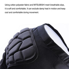 WOLFBIKE Protective Hip Padded Shorts for Adults - Ideal for Skiing, Snowboarding, and Skating, Size S