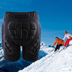 WOLFBIKE Protective Hip Padded Shorts for Adults - Ideal for Skiing, Snowboarding, and Skating, Size S