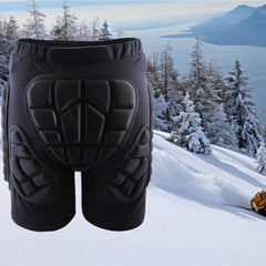 WOLFBIKE Protective Hip Padded Shorts for Adults - Ideal for Skiing, Snowboarding, and Skating, Size S