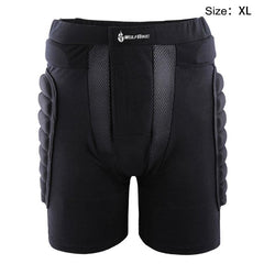 WOLFBIKE Short rembourré pour adulte, équipement de protection pour le ski, le patinage, le snowboard, les sports de plein air, taille : XL