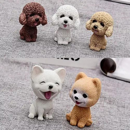 Lovely Cartoon Shaking Head Dog for Car Dashboard Decorations | Syndmart