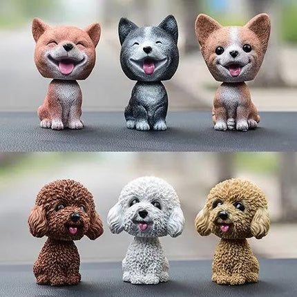 Lovely Cartoon Shaking Head Dog for Car Dashboard Decorations | Syndmart