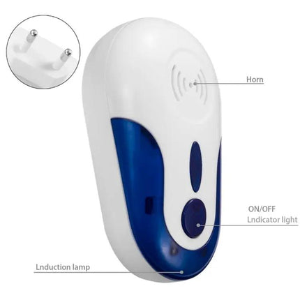Ultrasonic Pest Repeller For Home Use Rats Mice Roaches EU UK US Plug