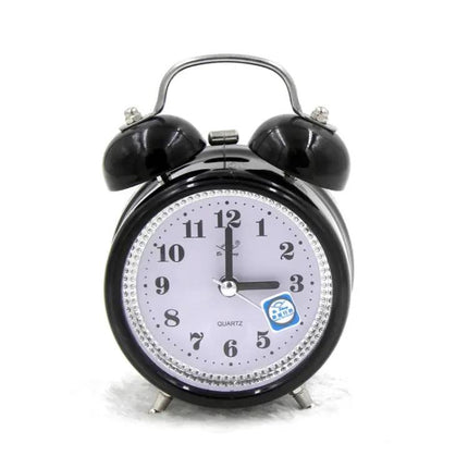 Fashion Metal Alarm Clock With Night Light For Quiet Mornings