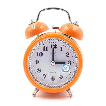 Fashion Metal Alarm Clock With Night Light For Quiet Mornings