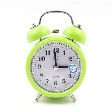 Fashion Metal Alarm Clock With Night Light For Quiet Mornings