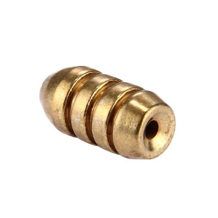 Four Gram Threaded Copper Bullet Sinker For Fishing Line Weights - 4g copper threaded bullet sinker for precise depth control