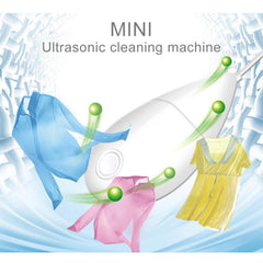 Compact Ultrasonic Cleaner: Portable Mini Washing Machine for Clothes, Fruits, and Vegetables