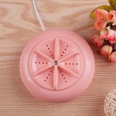 Ultrasonic Mini Turbine Clothes Washer - Portable Macaroon Design