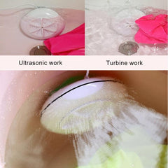 Ultrasonic Mini Turbine Clothes Washer - Portable Macaroon Design